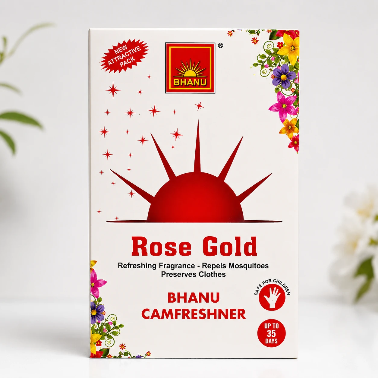 BHANU Camfreshner – Rose Gold Fragrance (60 g)