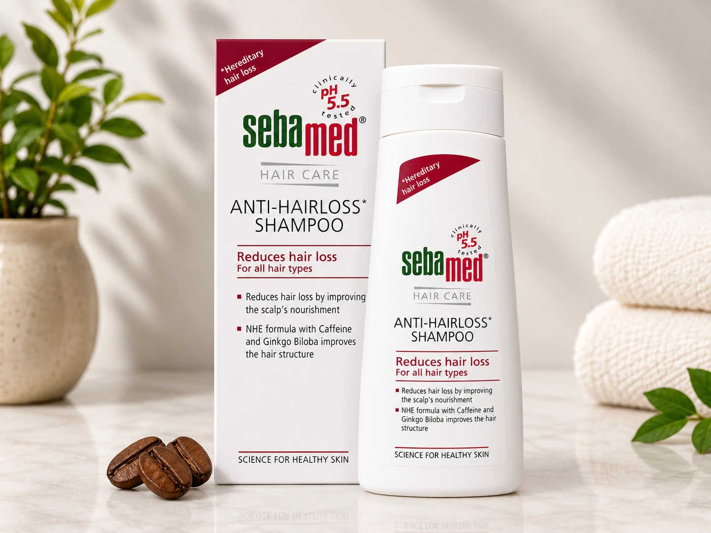 Sebamed Hair Care Anti-Hairloss Shampoo | pH 5.5 | For All Hair Types | 200 ml