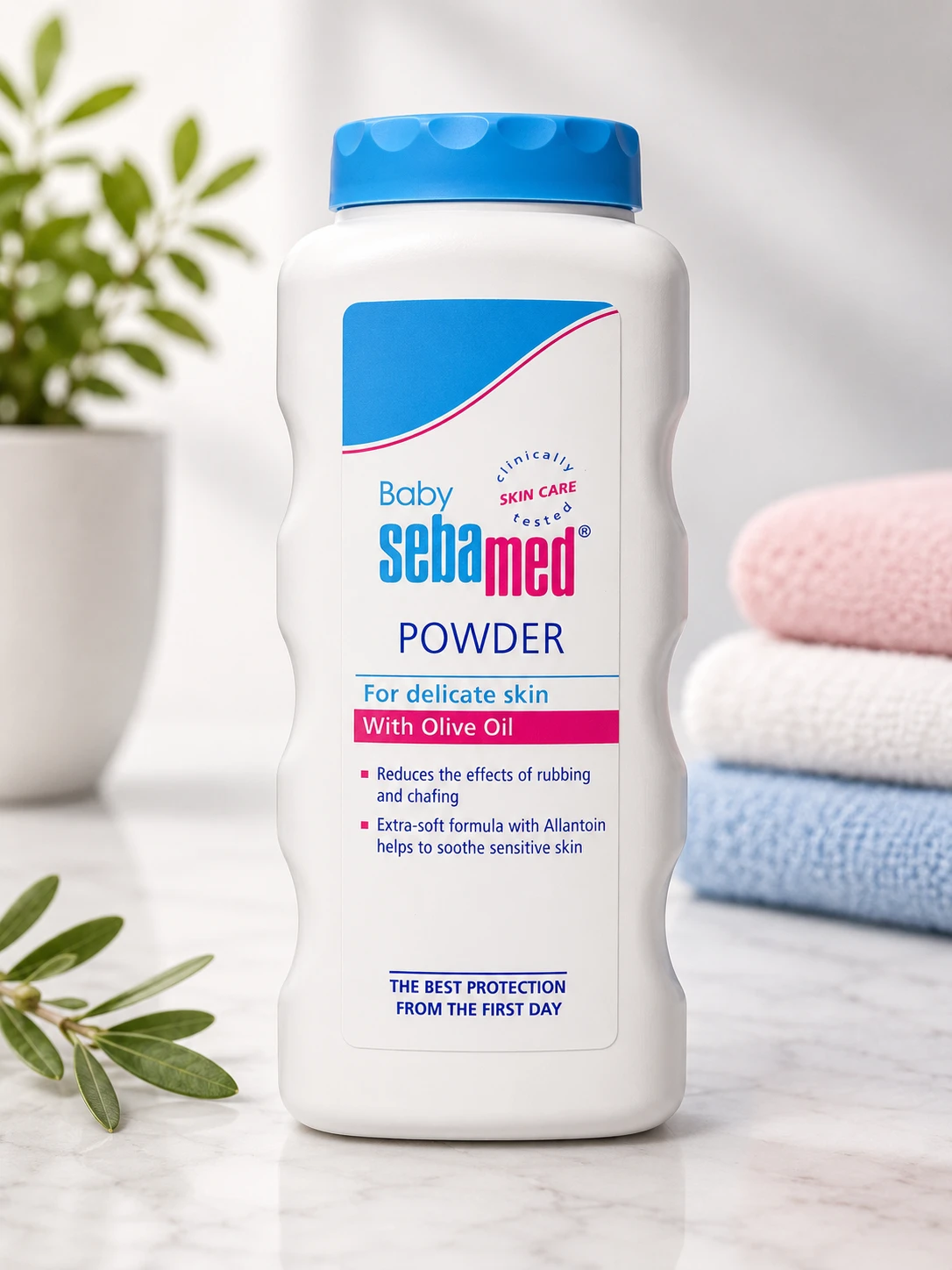 Sebamed Baby Powder with Olive Oil | For Delicate Baby Skin | 200 gm
