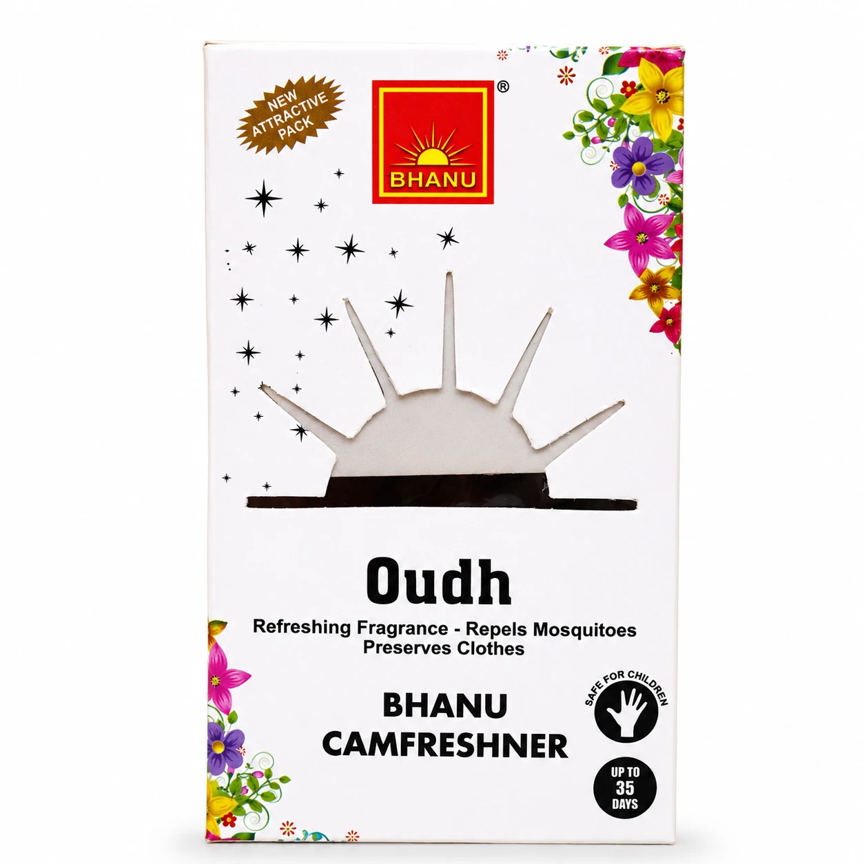 BHANU Camfreshner – Oudh Fragrance Camphor Freshener (60 g)