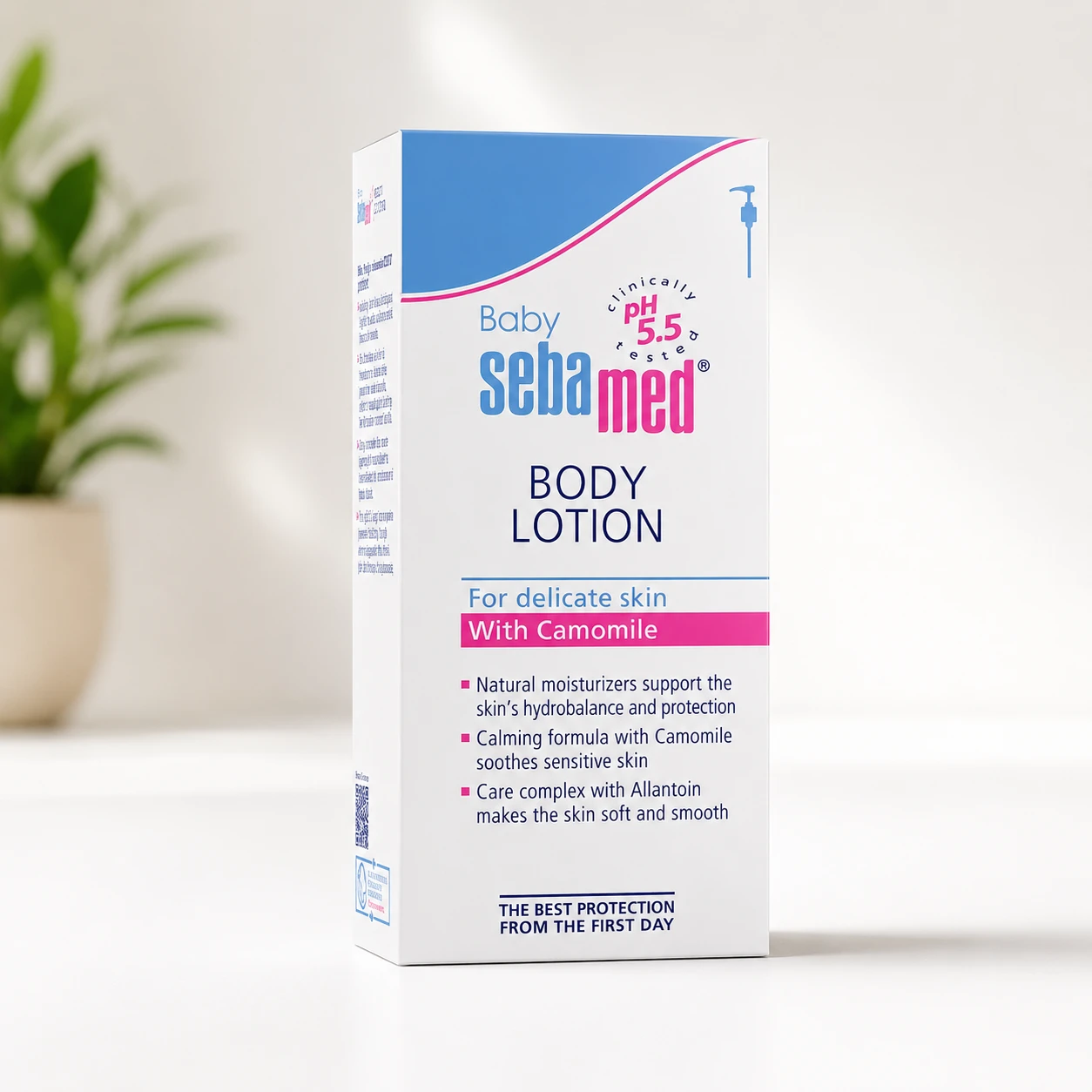 Sebamed Baby Body Lotion with Camomile 100ml | pH 5.5 | For Delicate Skin