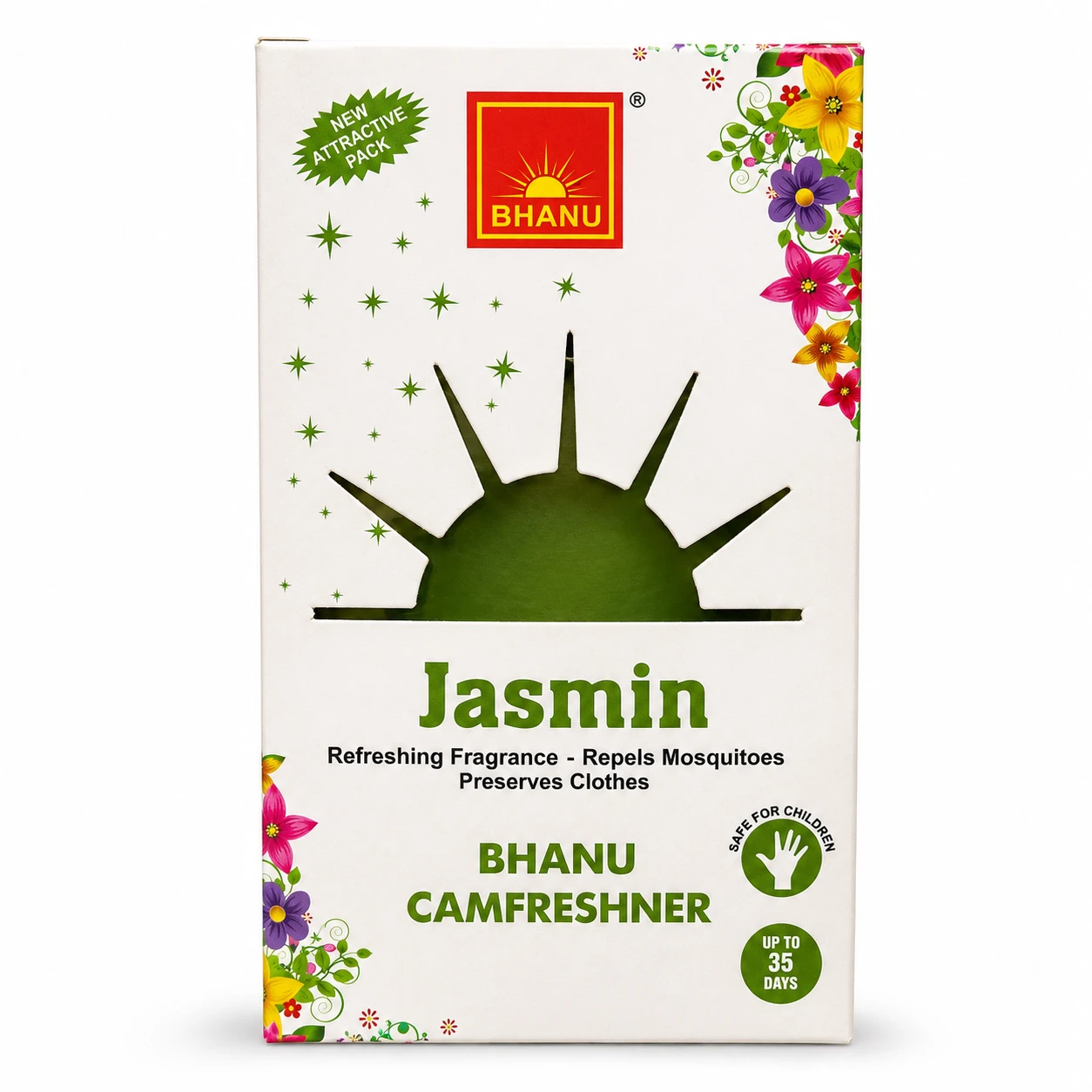 BHANU Camfreshner – Jasmin Fragrance (60 g)