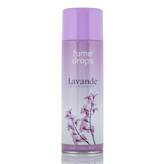 Fume Drops Air Freshener Spray – Lavander Fragrance (470 ml)